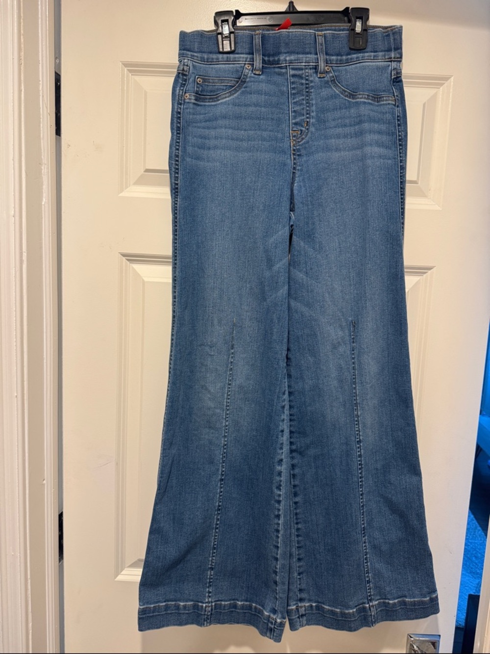 SPANX Wide Leg Denim Jeans